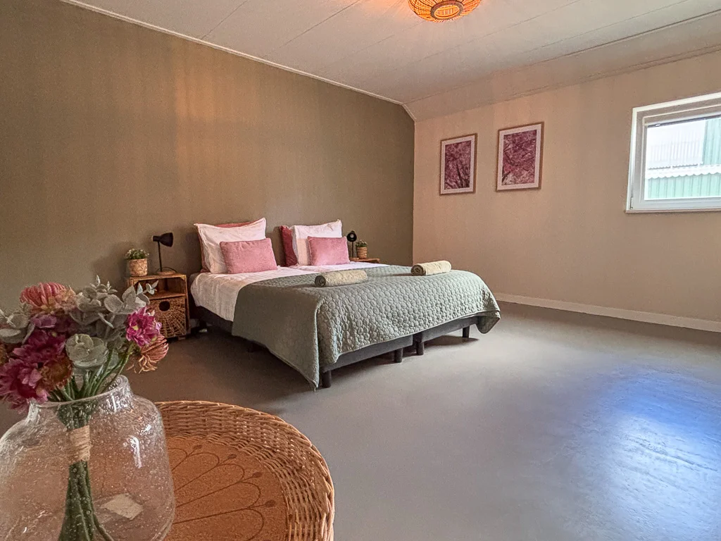Slaapkamer appartement Herfstoogst - Buitenplaats Ureterp