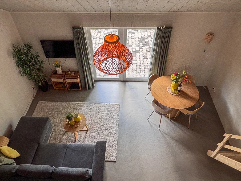 Woonkamer appartement Herfstoogst - Buitenplaats Ureterp