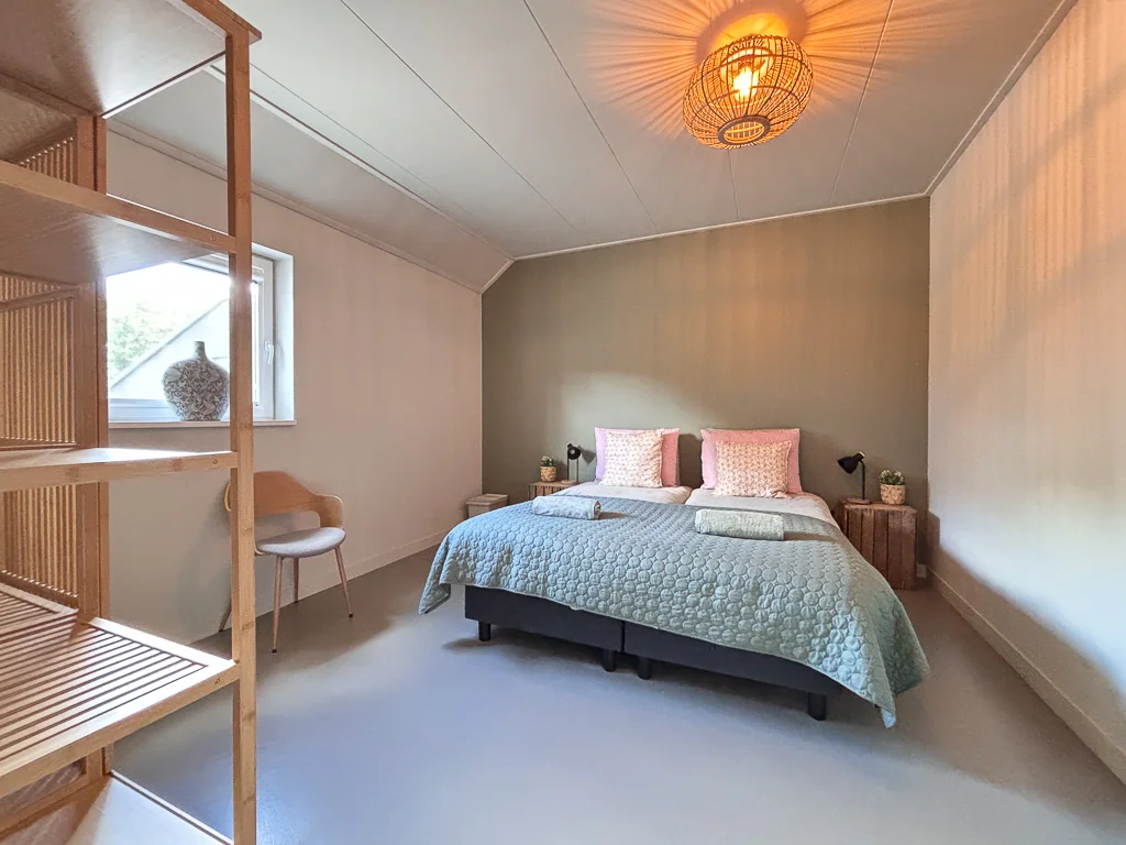 Slaapkamer appartement Herfstoogst - Buitenplaats Ureterp
