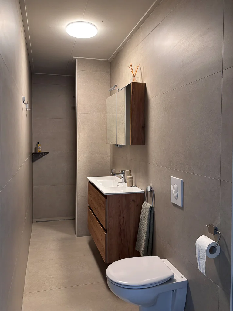 Badkamer appartement Herfstoogst - Buitenplaats Ureterp