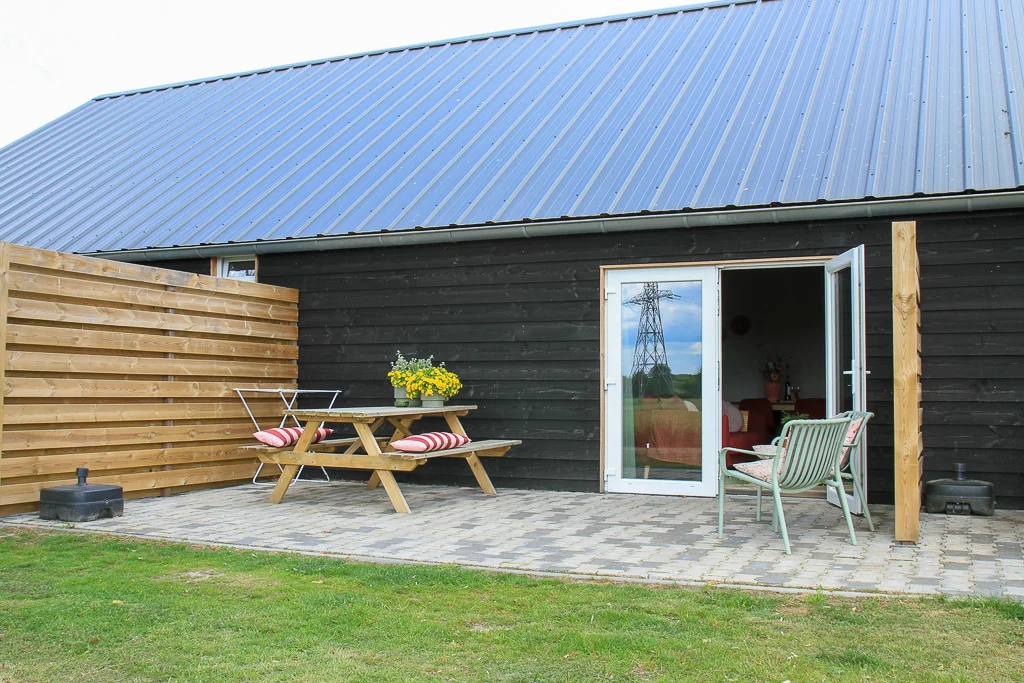 Terras vakantie appartement Lentebloesem - Buitenplaats Ureterp